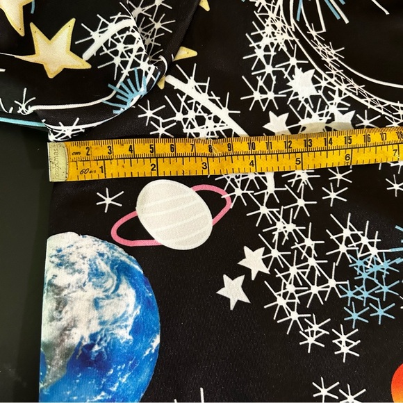 Women’s Space/planets Large Duster Robe Or Jacket Fashion Wear Multi Colored - Picture 14 of 15